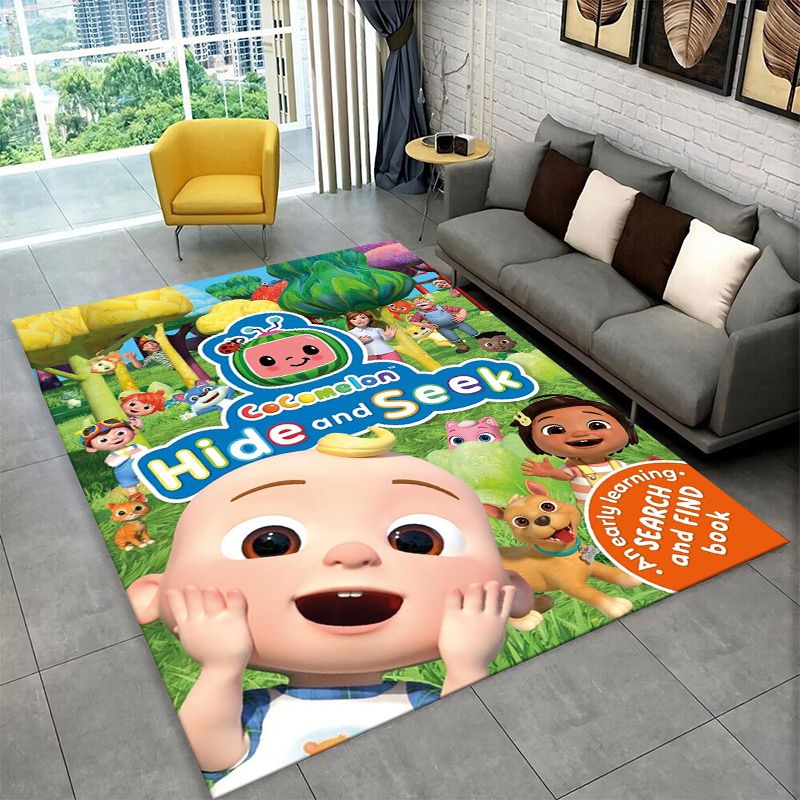 Kids Outdoor Area - Uroczy dywanik z motywem C-CoComelon, idealny