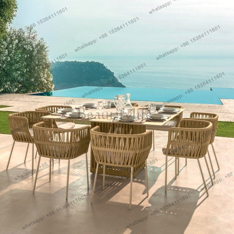 Kids Outdoor Furniture Set - Zestawy mebli ogrodowych LJY Natural Modern,