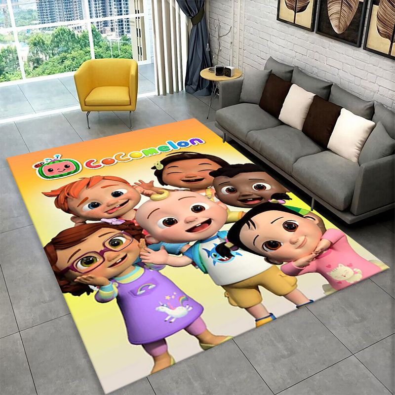 Kids Outdoor Area - Uroczy dywanik z motywem C-CoComelon, idealny