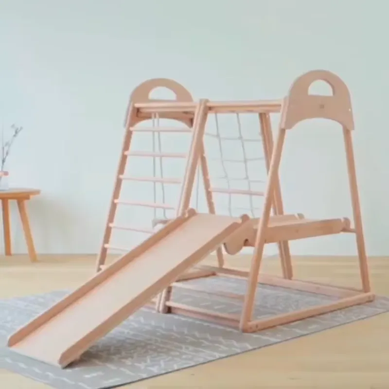 Kids Outdoor Furniture Set - Dla dzieci: drewniana rama do ćwiczeń