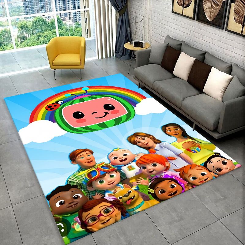 Kids Outdoor Area - Uroczy dywanik z motywem C-CoComelon, idealny