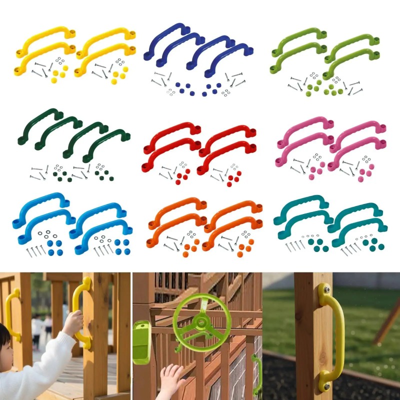 4-częściowy zestaw uchwytów do – Kids Outdoor Climbing Frame recenzja i cena