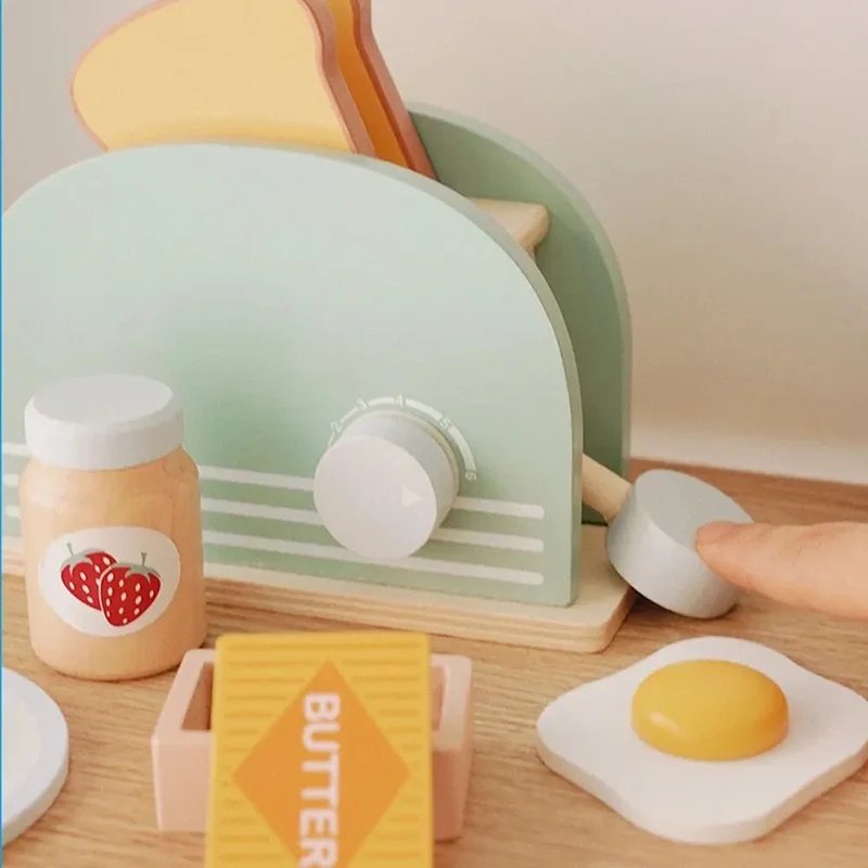 Drewniany Toster Zabawka Symul – Kids Outdoor Kitchen Accessories recenzja i cena