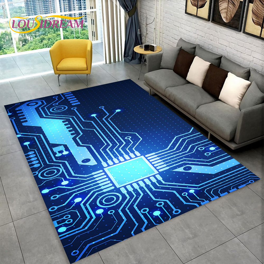 Dywanik 3D Chip Circuit Board, – Kids Outdoor Area recenzja i cena