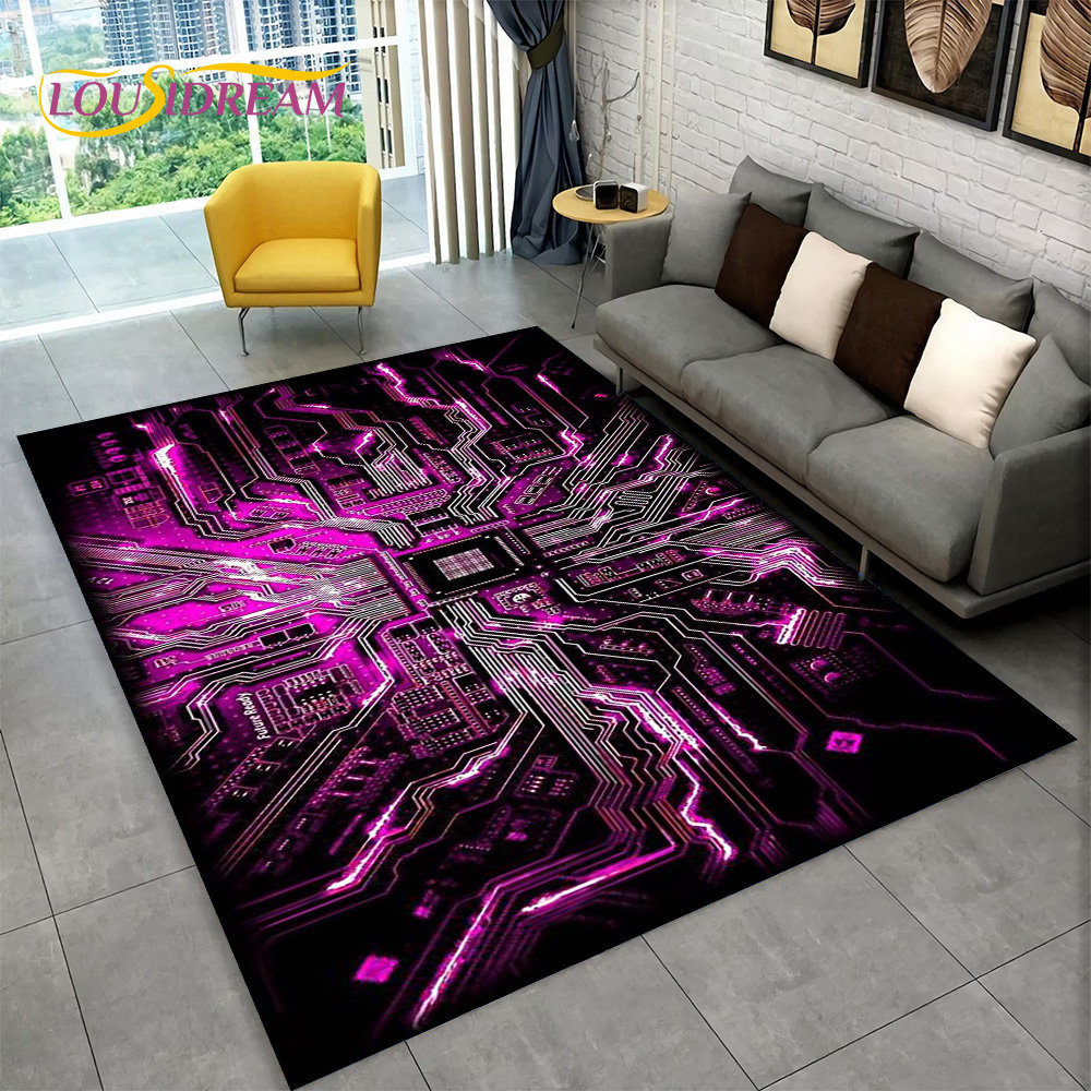 Dywanik 3D Chip Circuit Board, – Kids Outdoor Area recenzja i cena