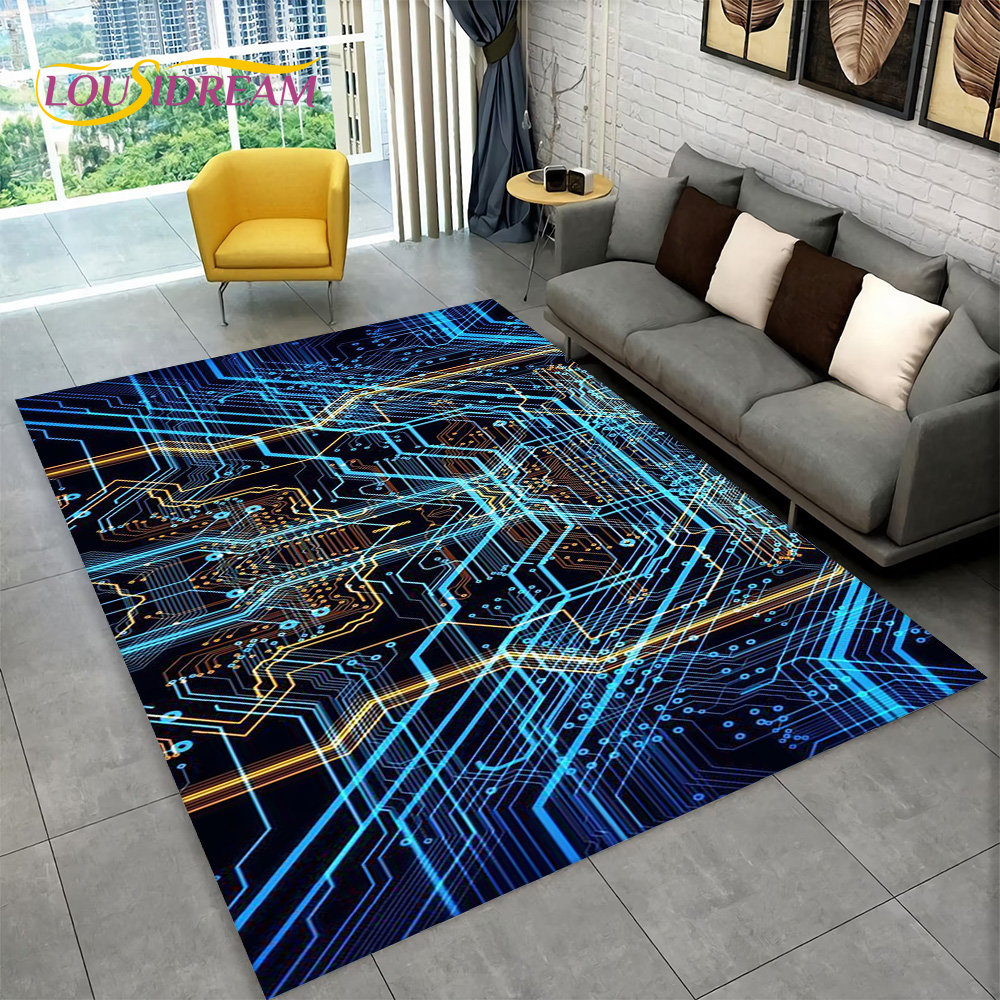 Dywanik 3D Chip Circuit Board, – Kids Outdoor Area recenzja i cena