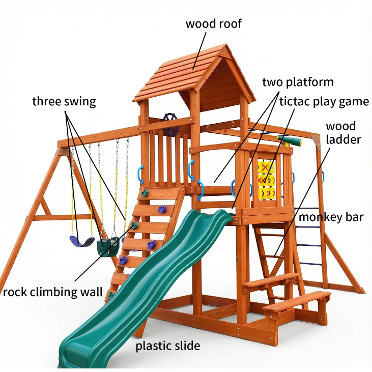 Wytrzymałe elementy do zabawy, – Kids Outdoor Climbing Frame recenzja i cena