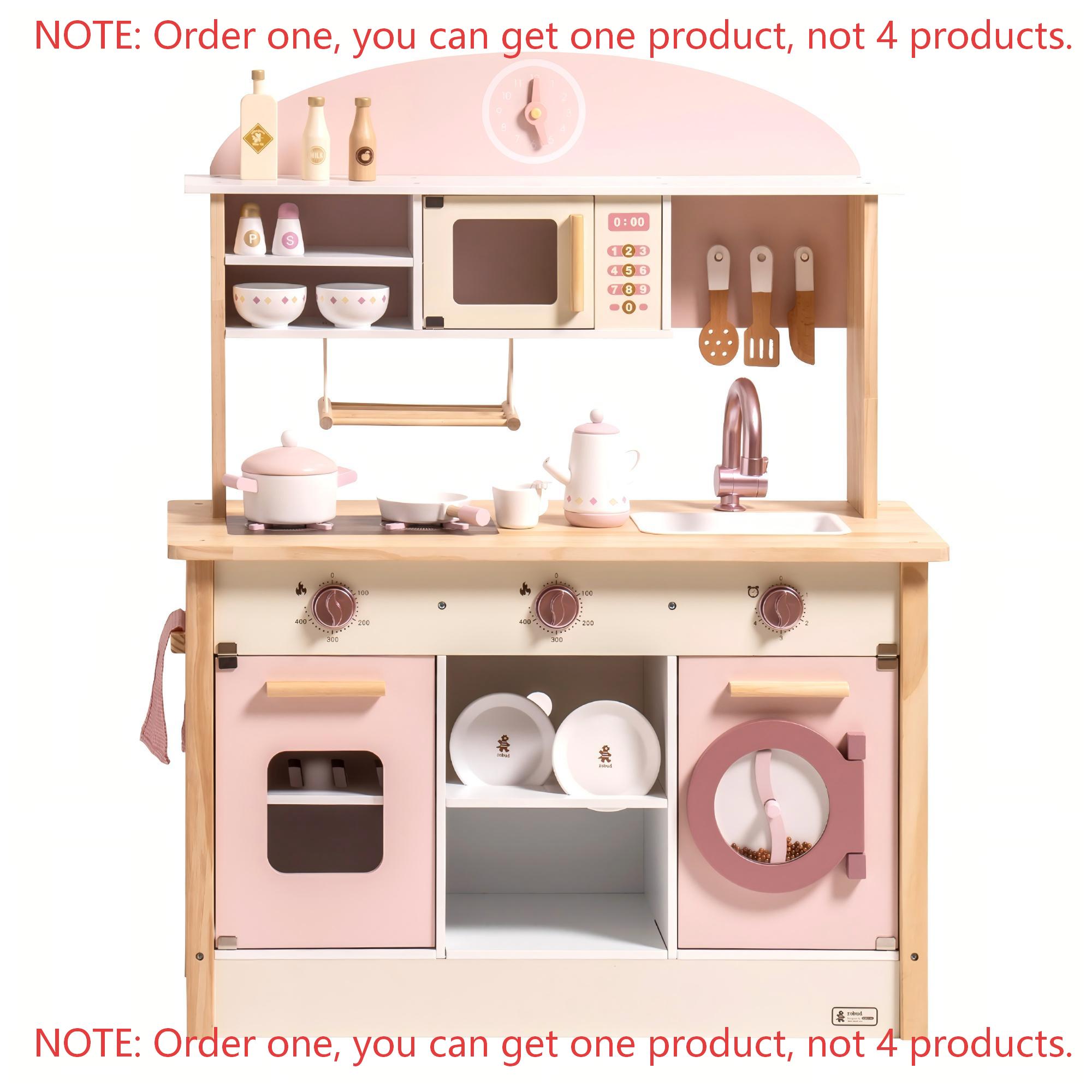 Drewniana różowa kuchnia do za – Kids Outdoor Kitchen Accessories recenzja i cena